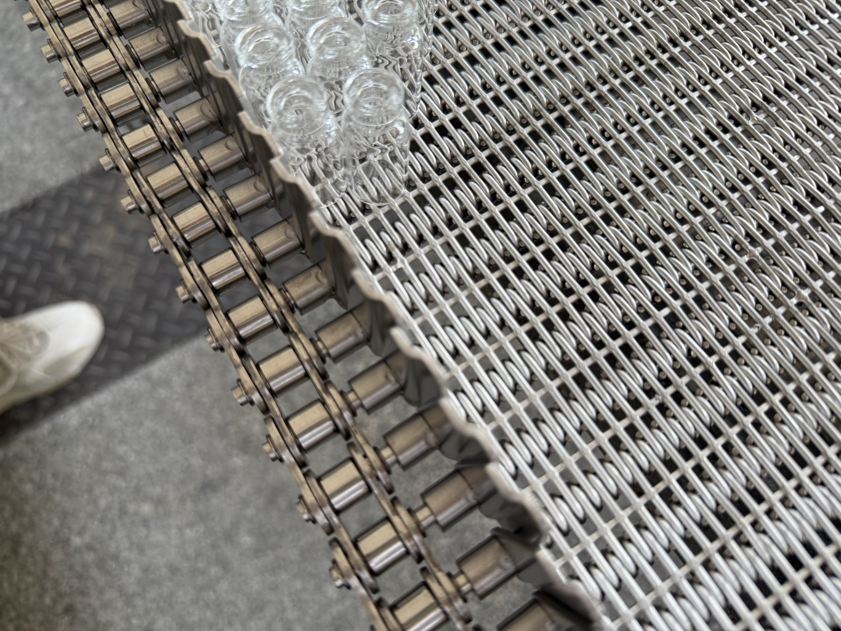 西林瓶輸送的眼鏡網(wǎng)帶